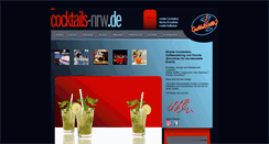 Desktop Screenshot of cocktails-nrw.de