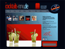 Tablet Screenshot of cocktails-nrw.de